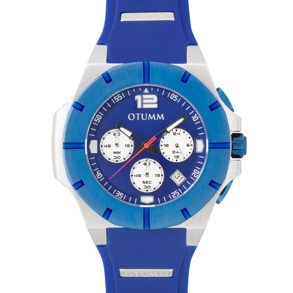 Speedster Chronograph Steel Blue Bezel 45mm