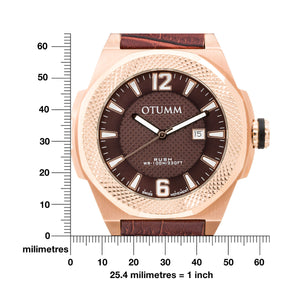 Rush RG 53mm Brown Leather